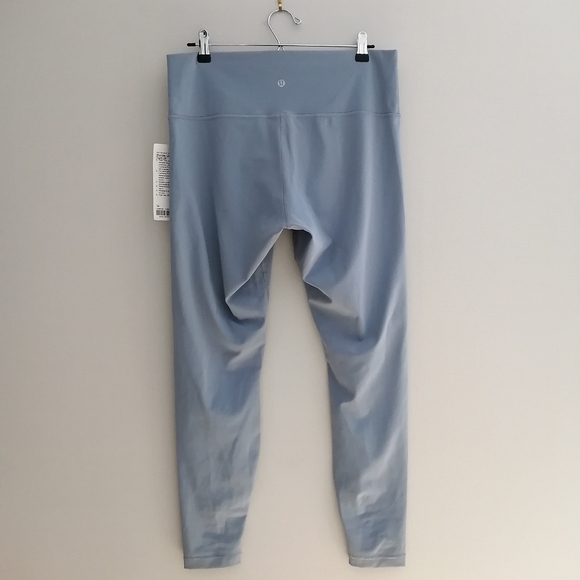 NWT Lululemon Plus Size Wunder Under High Rise 28" Leggings in Chambray Blue 14 - Picture 5 of 16